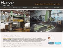 Tablet Screenshot of harvemachines.com